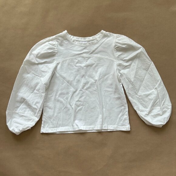 Zara L/S Tee with Puffy Sleeves | 7 - Picture 1 of 5